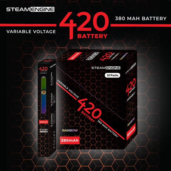 420 Variable Voltage Oil Battery [ 380 mah / 10 pcs ]